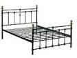 SPARINGLY USED Black Metal Double Bed Frame (£25), ....
