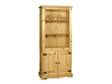 Corona Pine Bookcase with Two Doors Tall Book Case....