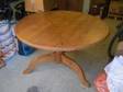 £40 - ROUND SOLID Pine Dining Table