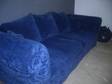 £50 - LARGE COMFI Sofa Royal Blue...Good
