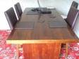 BARGAIN LARGE dining table large dining table and chairs....