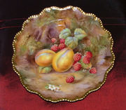 ROYAL WORCESTER HAND PAINTED FRUIT ITEMS